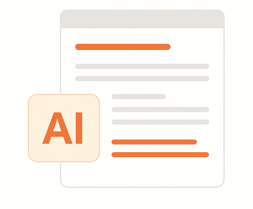 AI drafting illustration